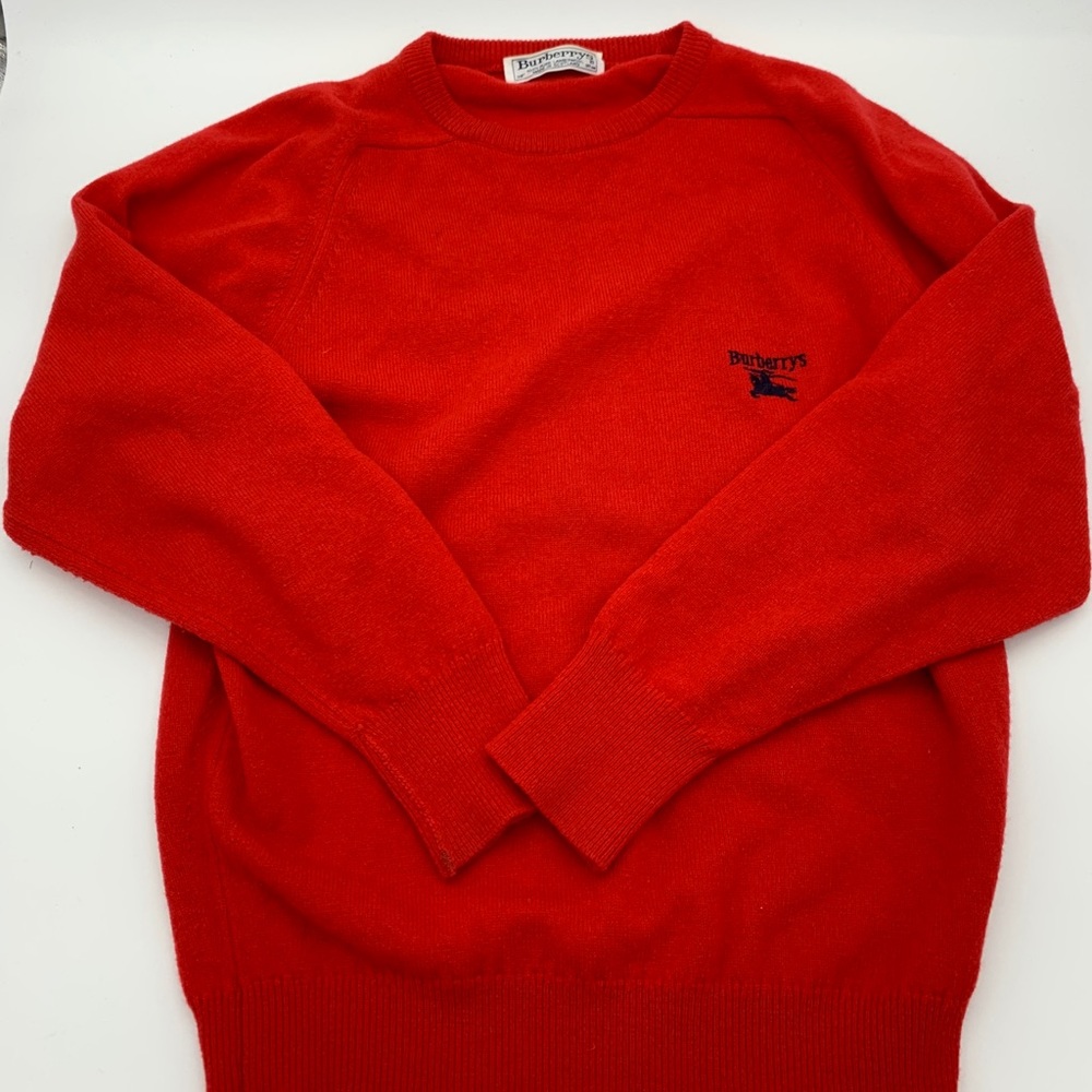 Authentic Burberry 100% Lambswool sweater